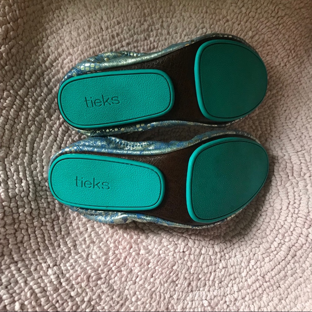 Tieks Paradise Blue size 8 - Picture 4 of 6